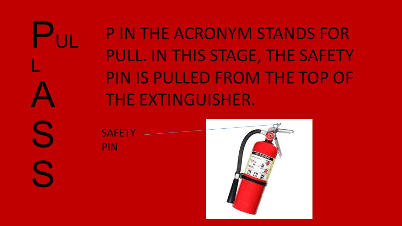P A S S Justin Veasley 6 Th Period Fire Extinguisher Parts Ppt Download