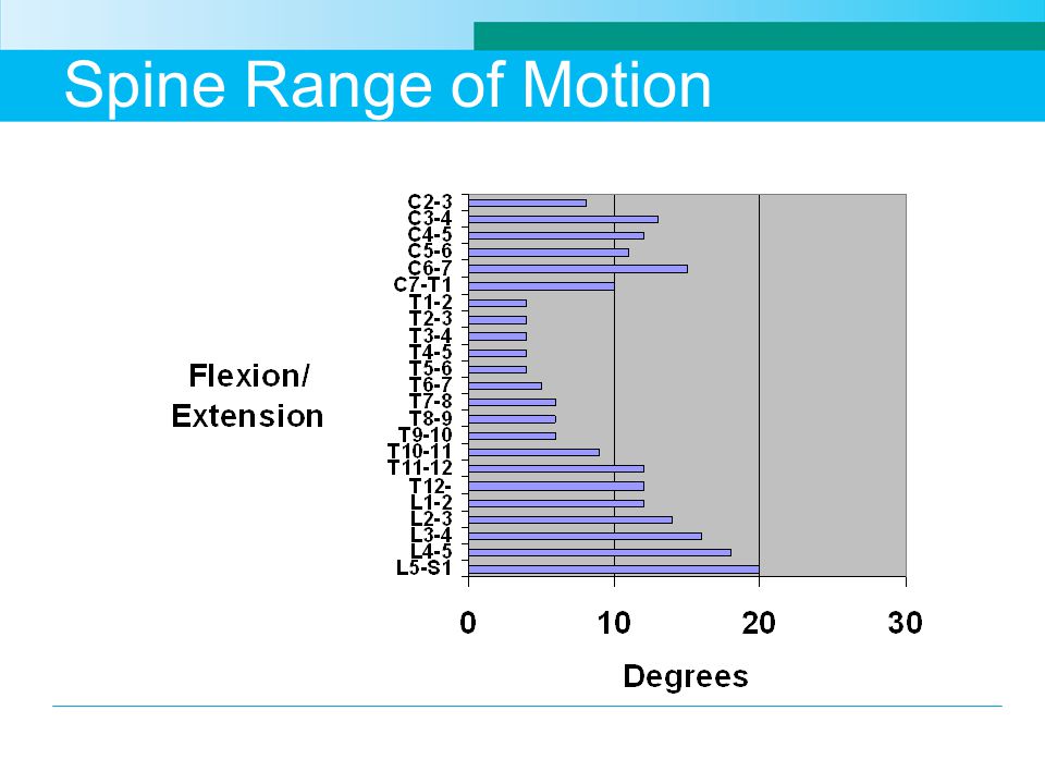 Spine Range of Motion
