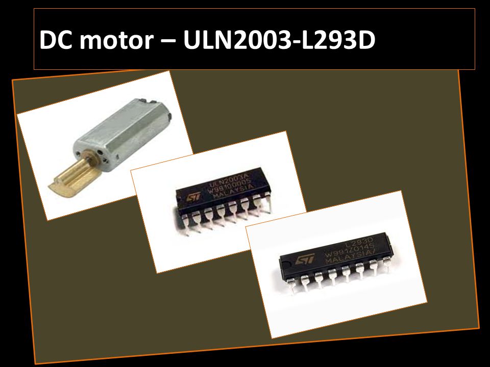 DC motor – ULN2003-L293D