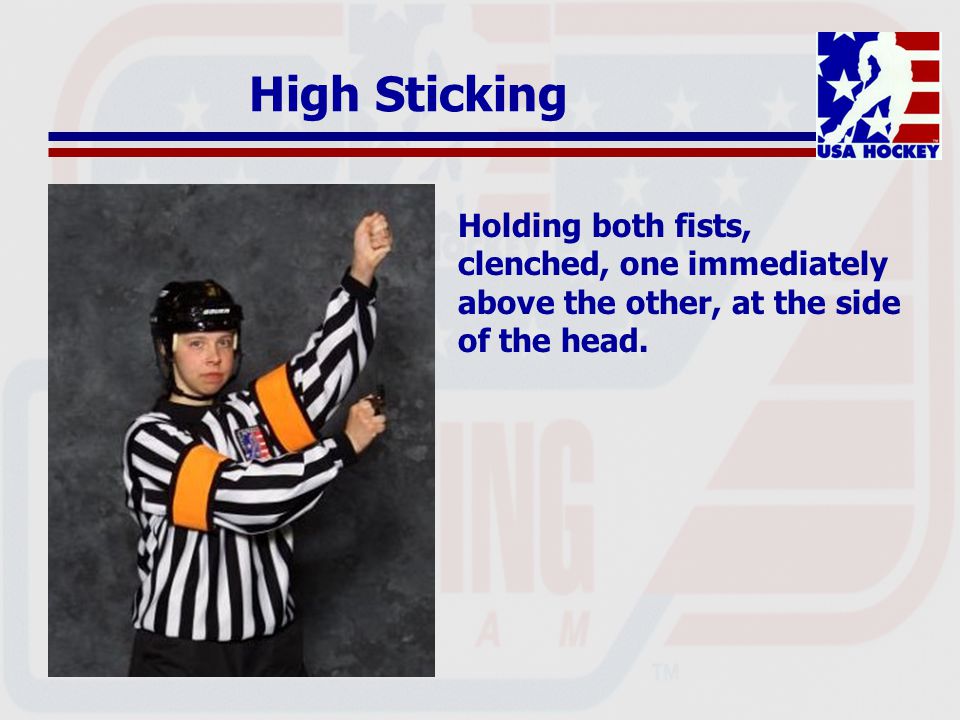 Hockey referee signals - Инфографика ТАСС
