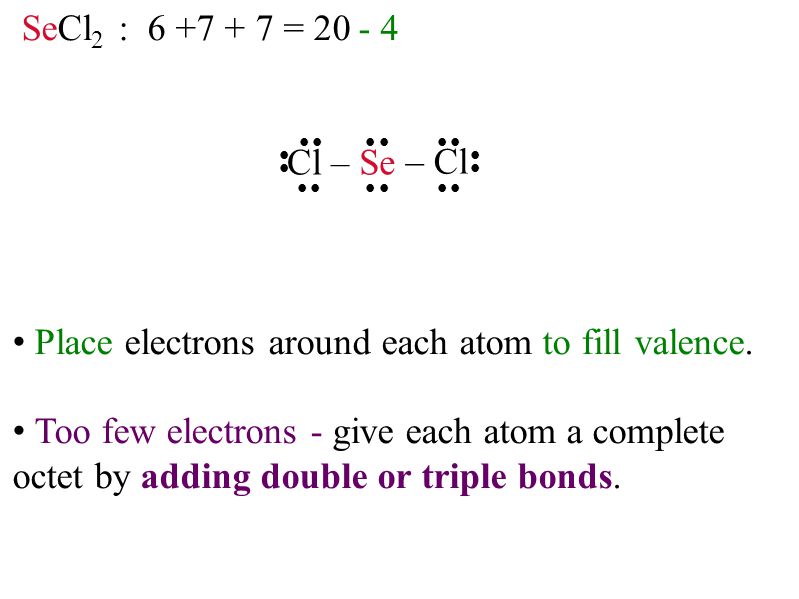 Drawing Lewis Structures and VSEPR. Draw basic Lewis dot structures of  atoms and compounds. Using VSEPR, predict bond shape from electron  arrangement. - ppt download