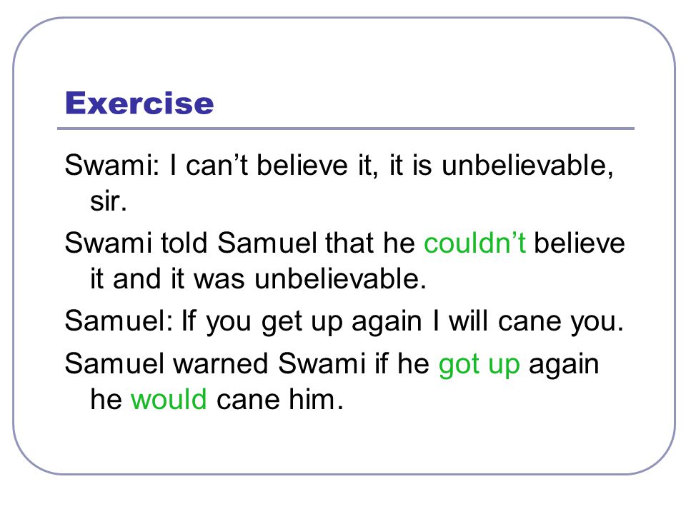 Exercise Swami: I can’t believe it, it is unbelievable, sir.