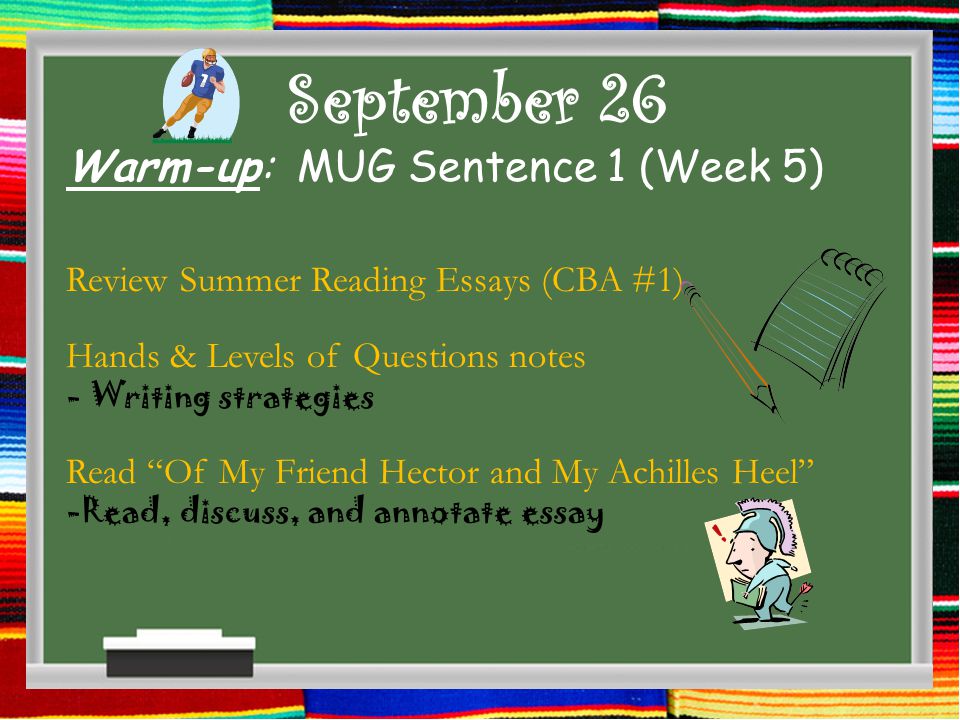 Ap English Essays September Science Development Essay also How To Write A Business Essay September Warmup Mug Sentence Week Review Summer Reading Gender Equality Essay Paper