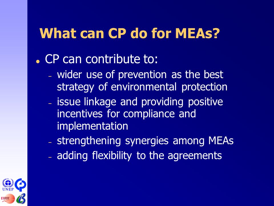 What can CP do for MEAs.