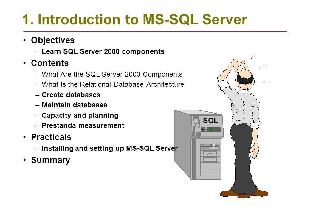 Components content. Справка Microsoft SQL Server 2000. Сервер 2000 годов. Database Security. R2000 Server.