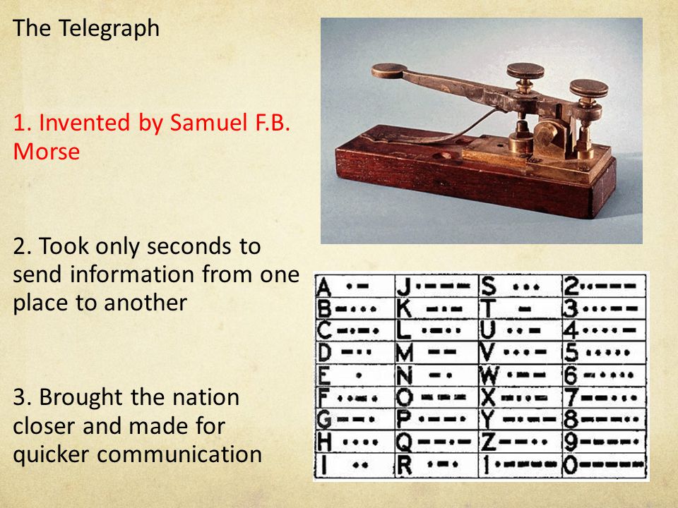 industrial revolution telegraph