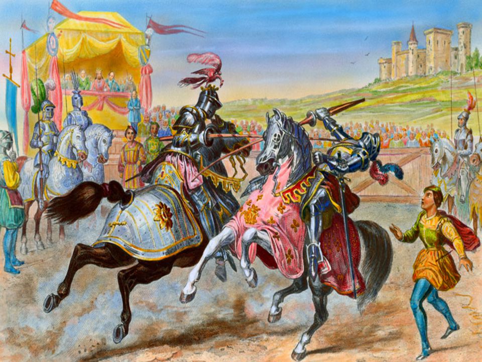 The code of chivalry for knights glorified both combat and ...