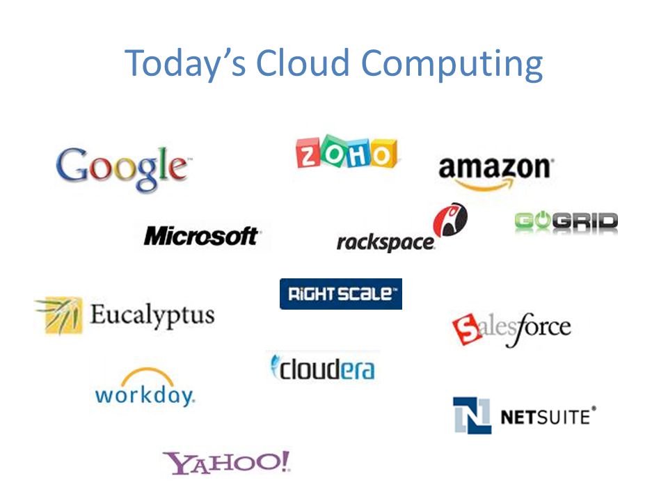 Today’s Cloud Computing