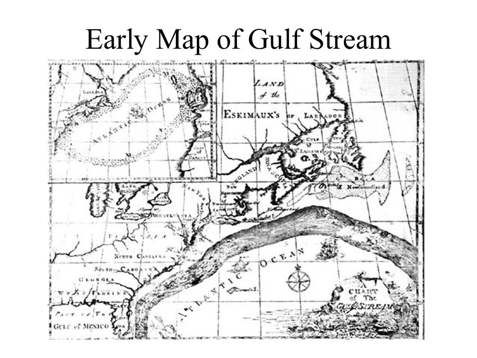 Early Map of Gulf Stream
