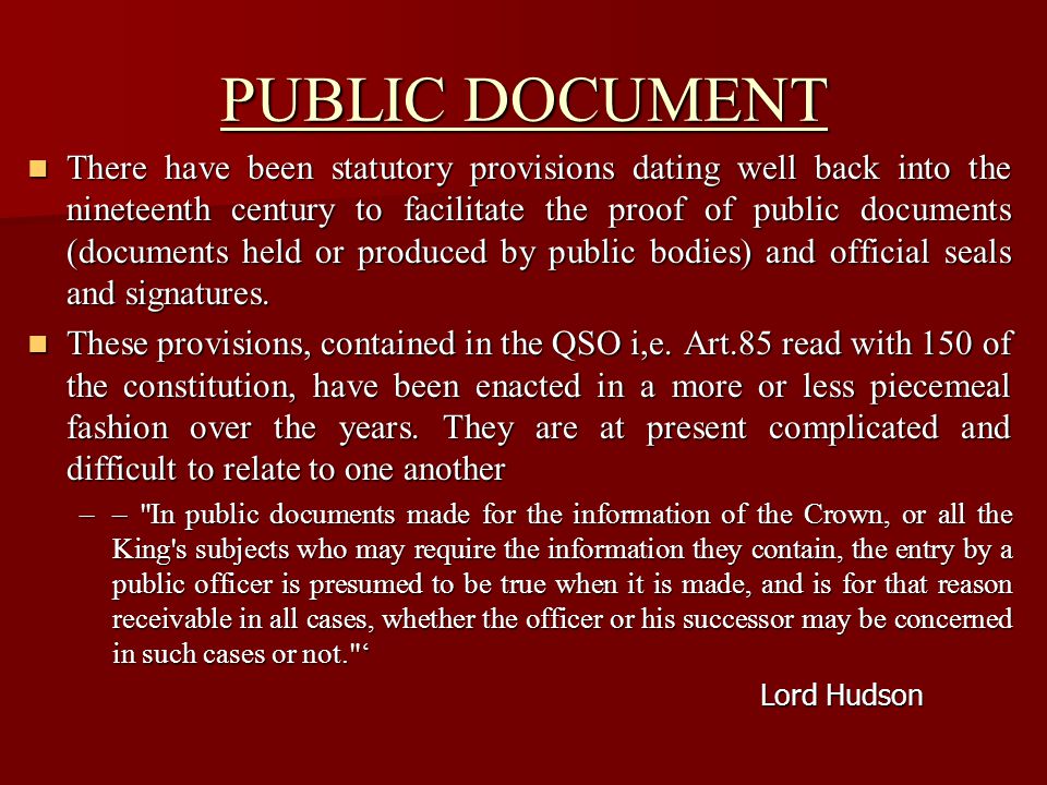define public document
