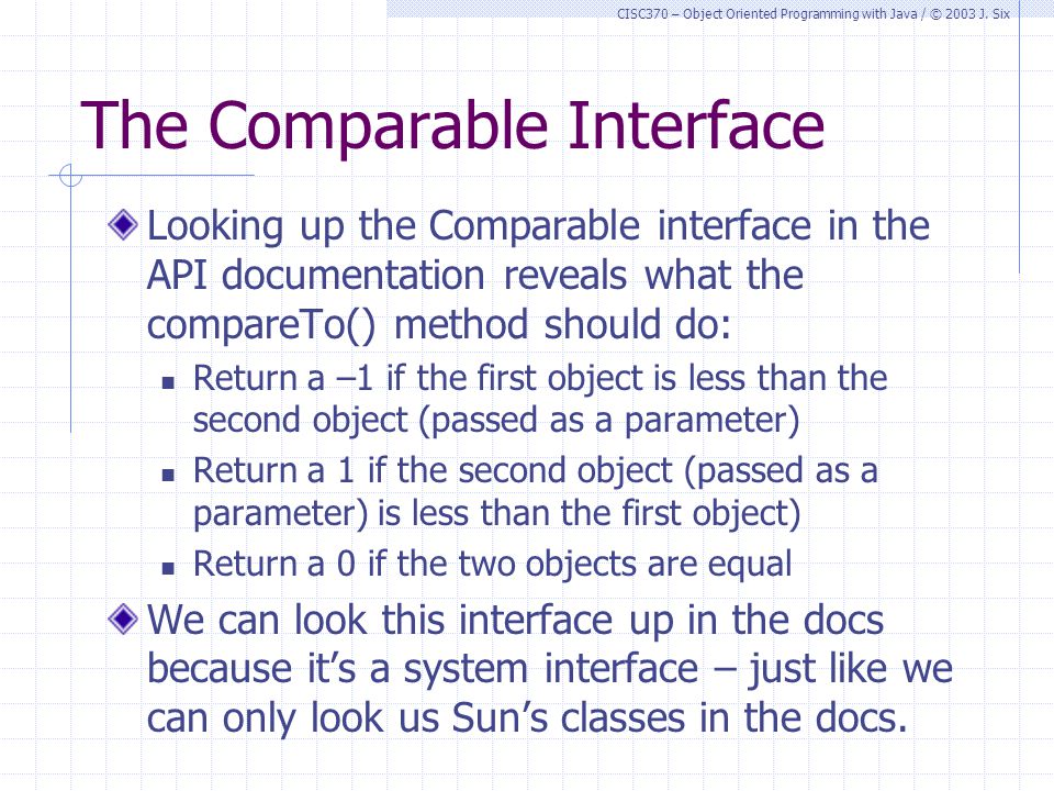 Topic 5a – Interfaces Friends share all things. CISC370/Object Oriented ...