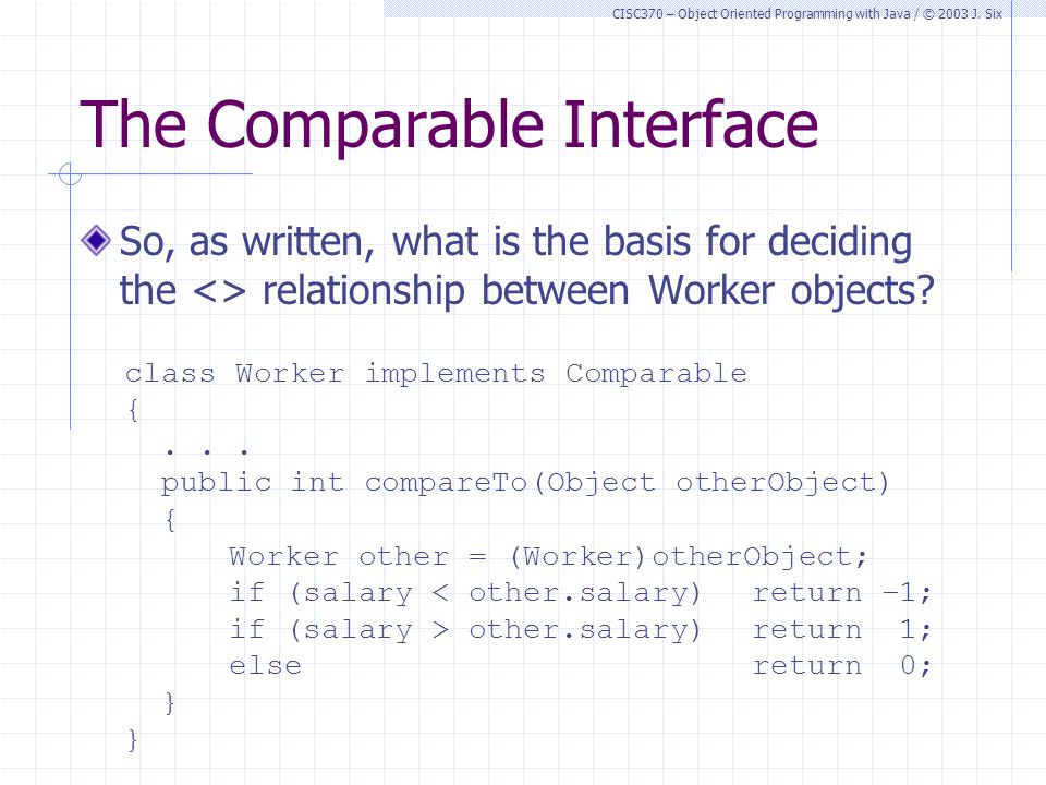 Topic 5a – Interfaces Friends share all things. CISC370/Object Oriented ...