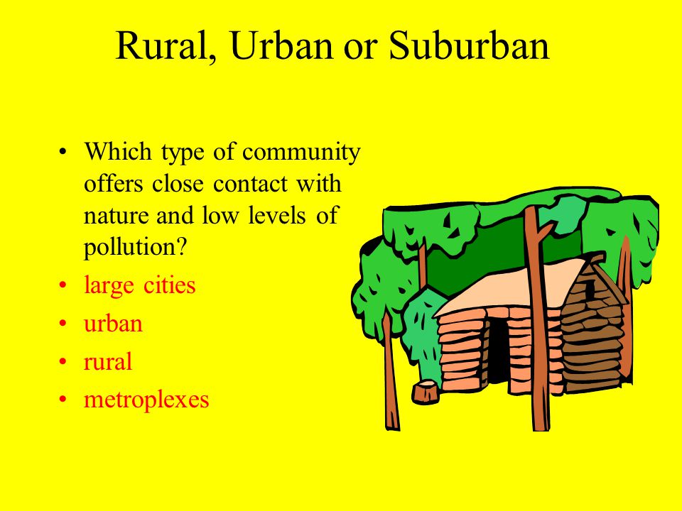 Rural, Urban or Suburban Carbon monoxide is a pollutant that comes from transportation sources such as cars and buses.