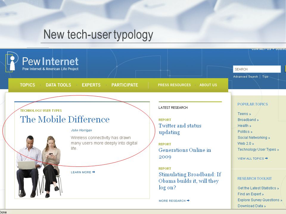 Friending libraries New tech-user typology