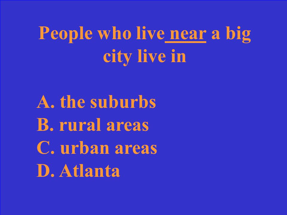 An urban area is another name for city land and spaces.