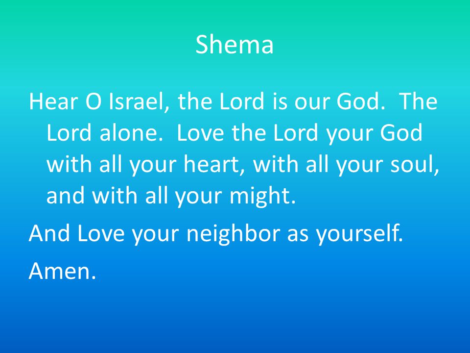 Yeshua Messiah - Shema Israel, Adonai Eloheinu, Adonai Echad “Hear