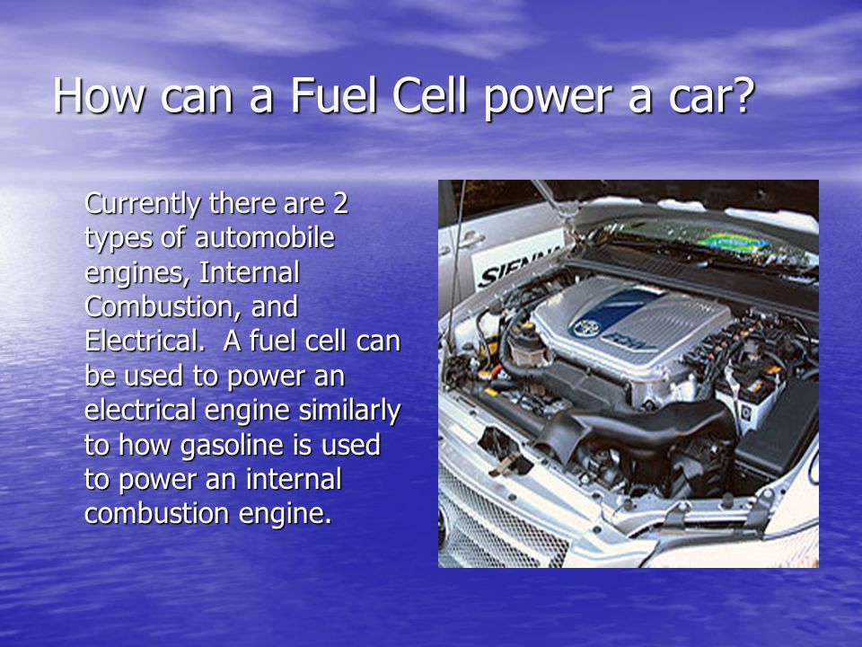 How can a Fuel Cell power a car.