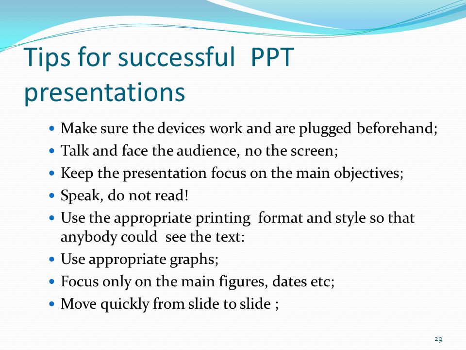 6 tips for creating an effective powerpoint presentation.
