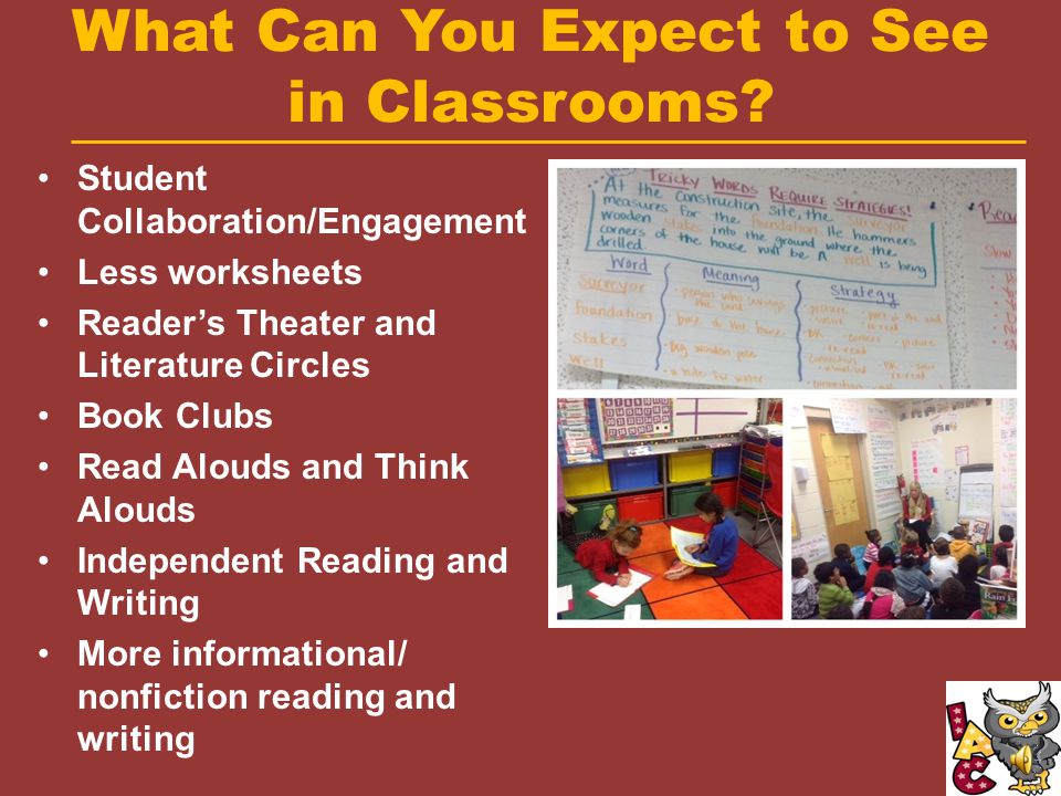 What Can You Expect to See in Classrooms.