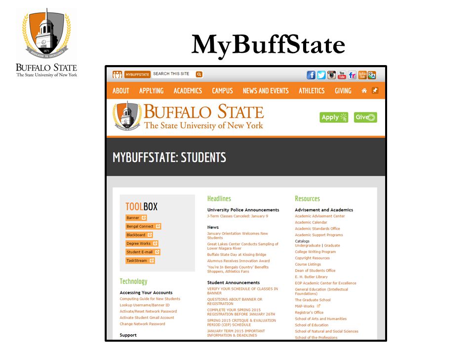 Gurgle tøj forklare Maximizing Your Transfer Credits & Tips for Transfers at Buffalo State  Trish Dillenbeck Assistant Director, Transfer Admissions SUNY Buffalo State.  - ppt download