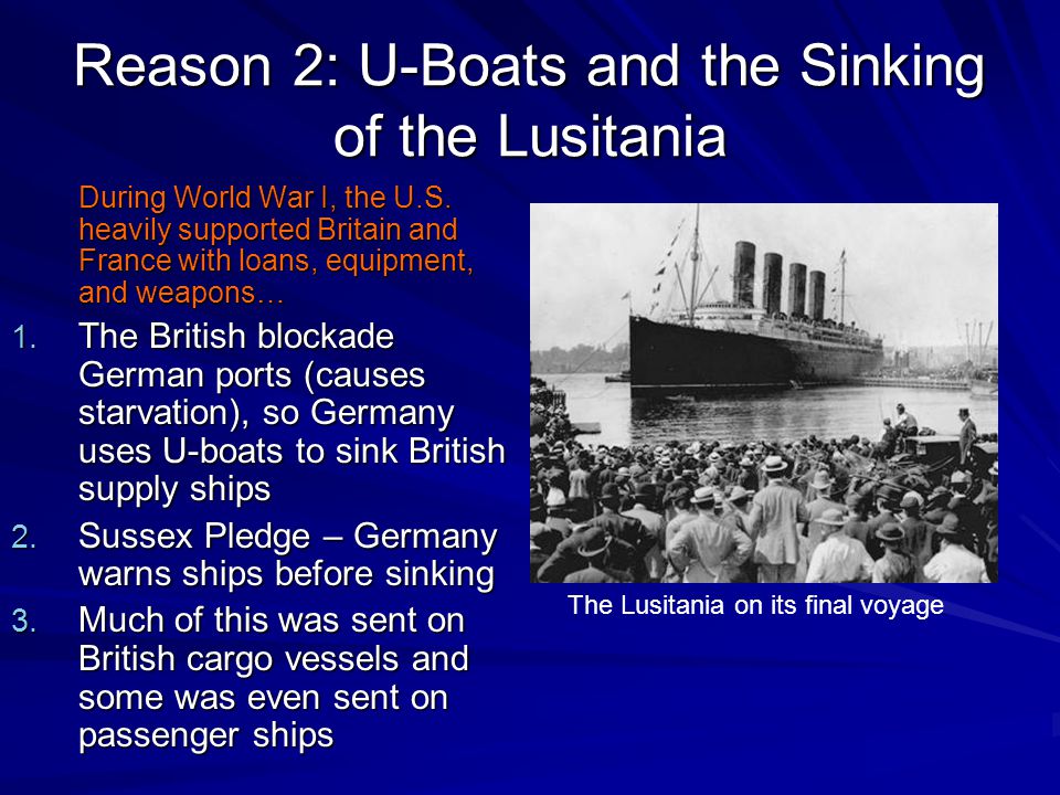 The U S And Wwi Five Reasons Why The U S Joins The War