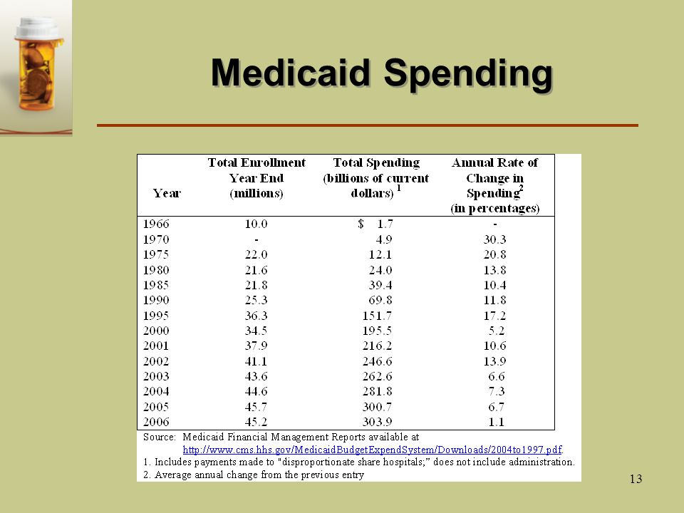 13 Medicaid Spending