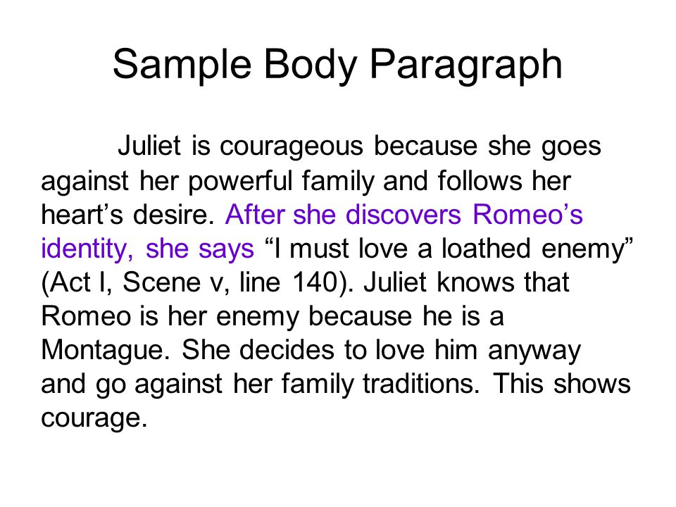 example of a thesis statement for romeo and juliet