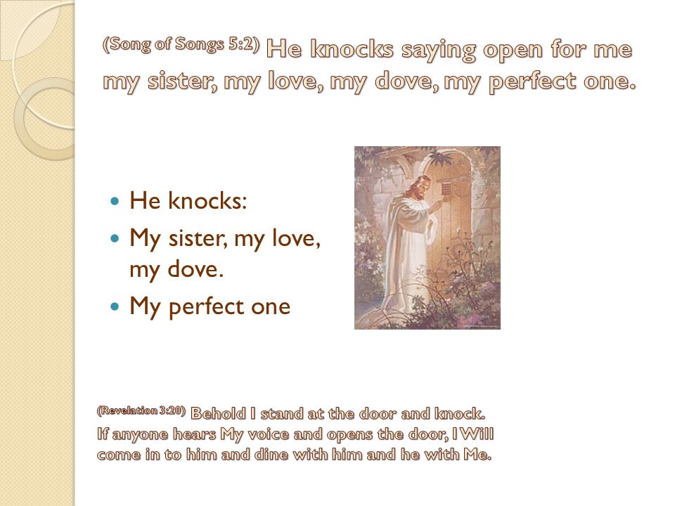 Song Of Songs Chapter 5 Matrimonial Life Song Of Songs