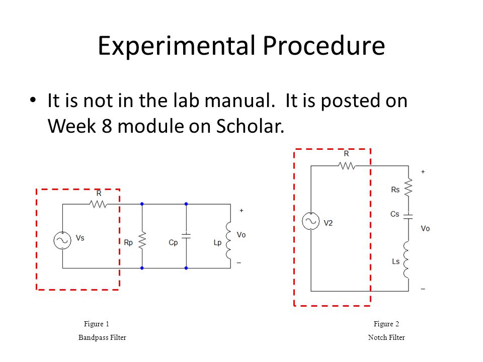 passive bandpass and notch filters experimental procedure it is not passive bandpass filter