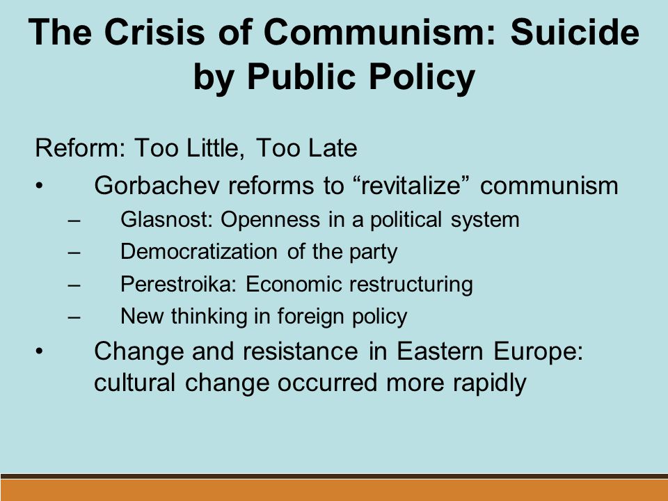 Early Attempts at Reform