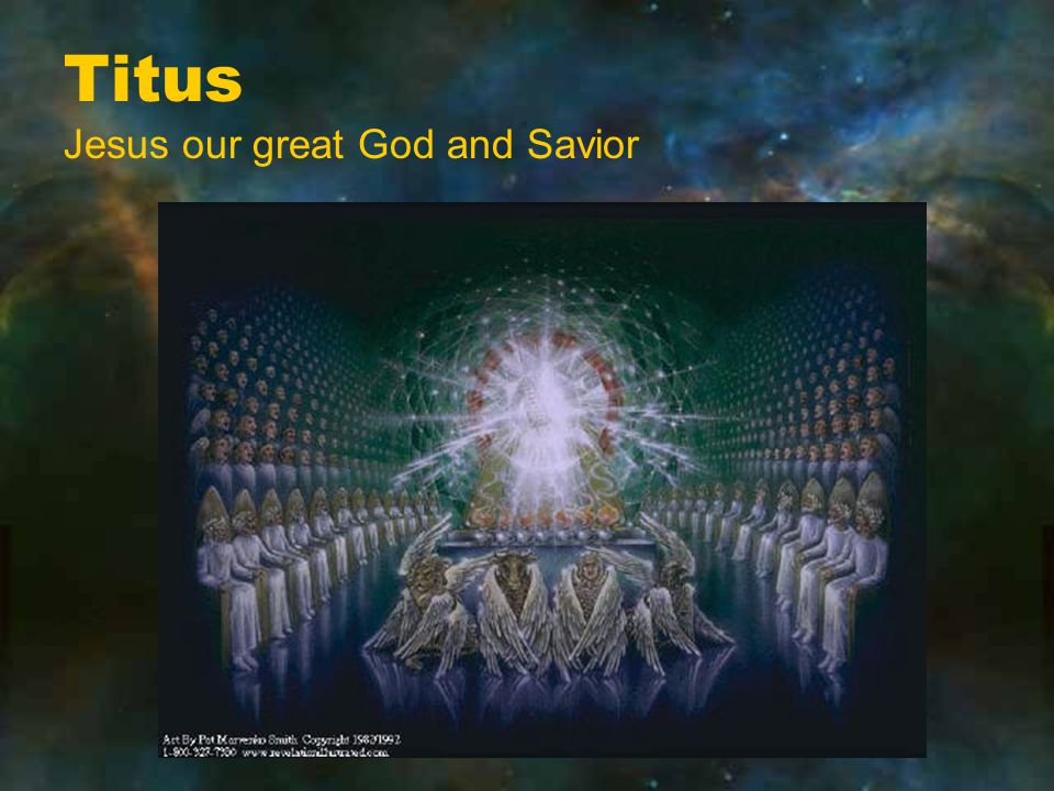 Titus Jesus our great God and Savior
