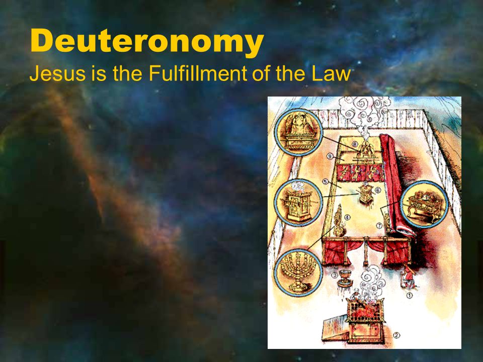 Deuteronomy Jesus is the Fulfillment of the Law