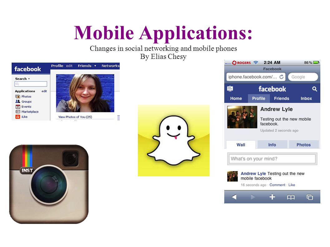 Mobile Applications: Changes in social networking and mobile phones By Elias Chesy