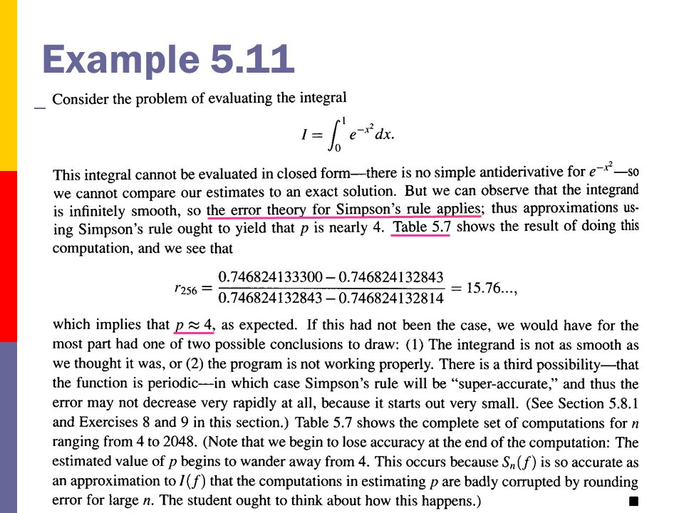 51 Example 5.11