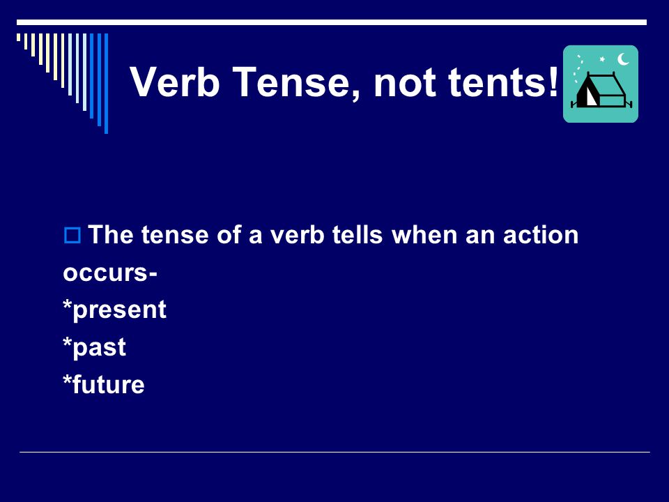 Part Two:  Verb Tenses