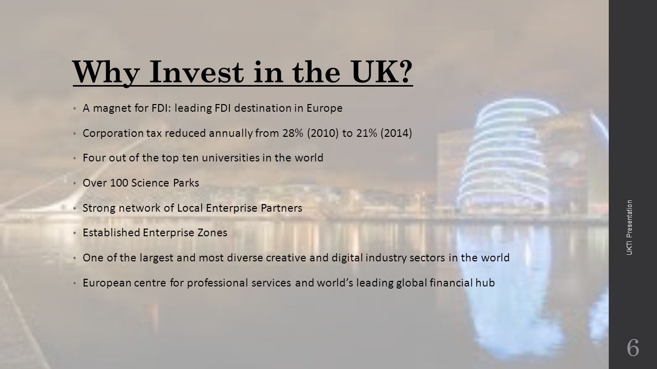 Why Invest in the UK.