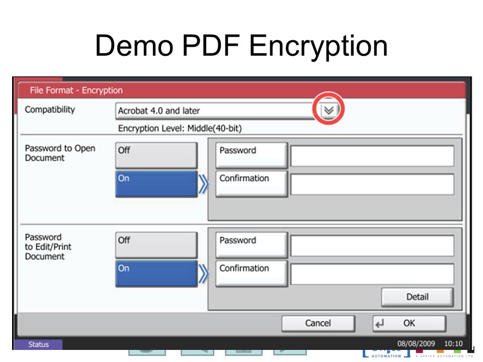 Demo PDF Encryption