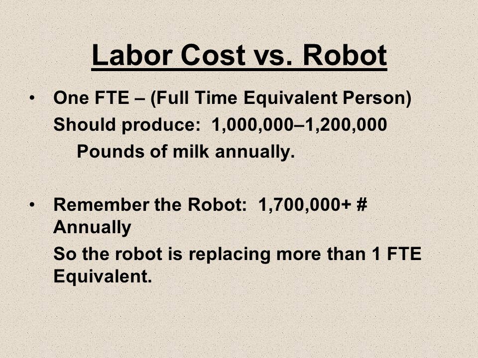 Labor Cost vs.