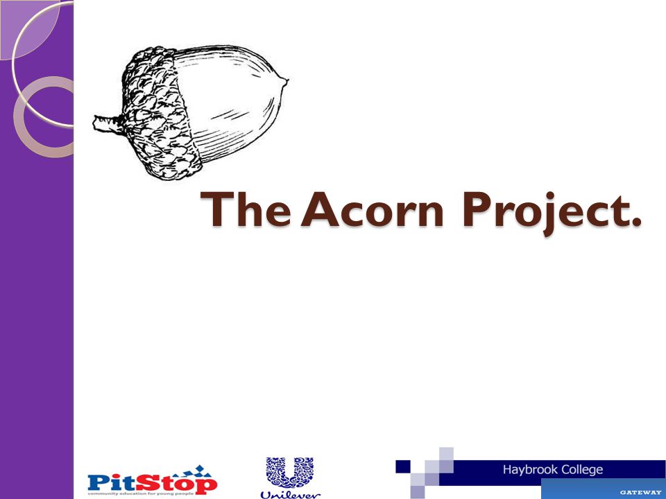 The Acorn Project.