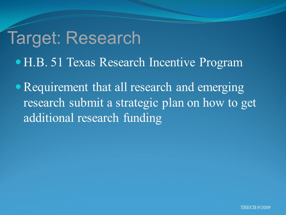 Target: Research H.B.
