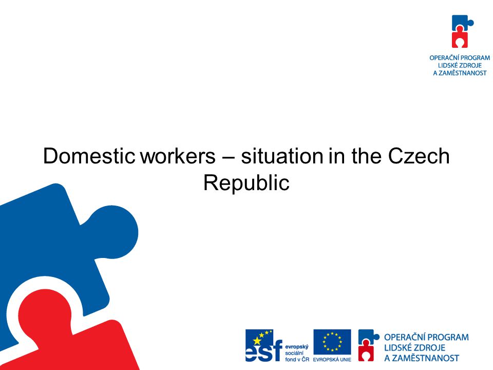 Domestic workers – situation in the Czech Republic