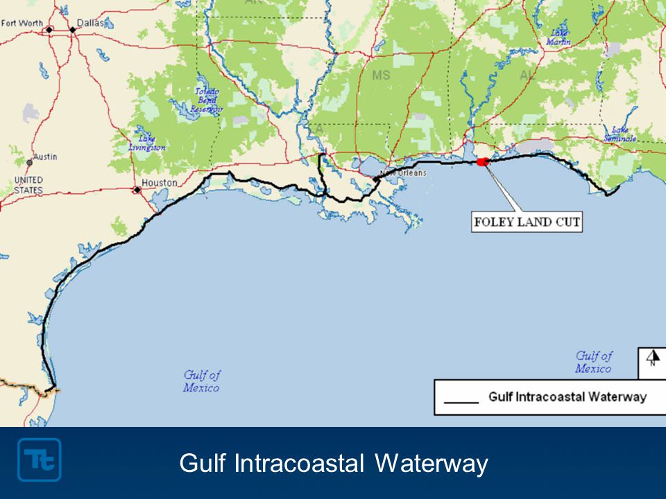 Gulf Intracoastal Waterway Chart
