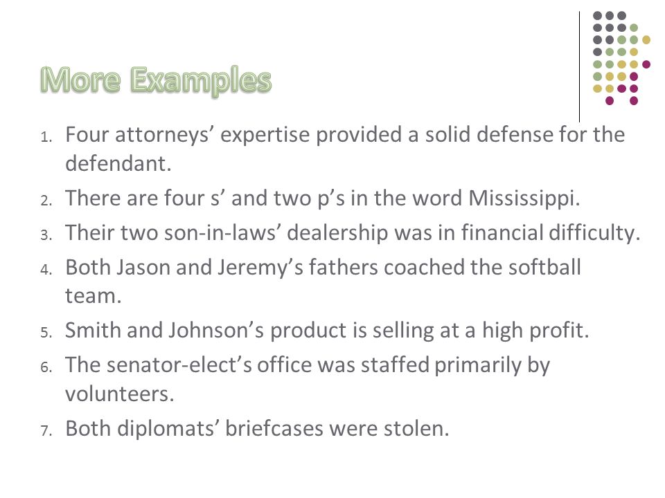 1. Four attorneys’ expertise provided a solid defense for the defendant.