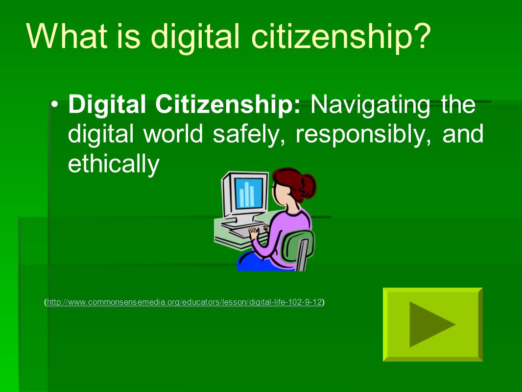 What is digital citizenship.