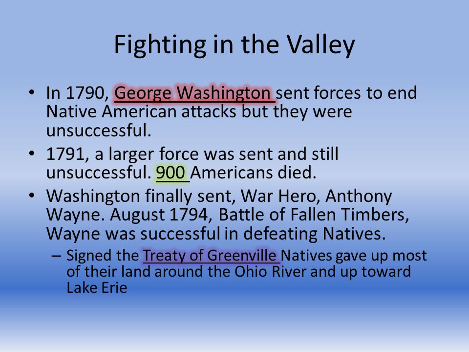 Fighting in the Valley