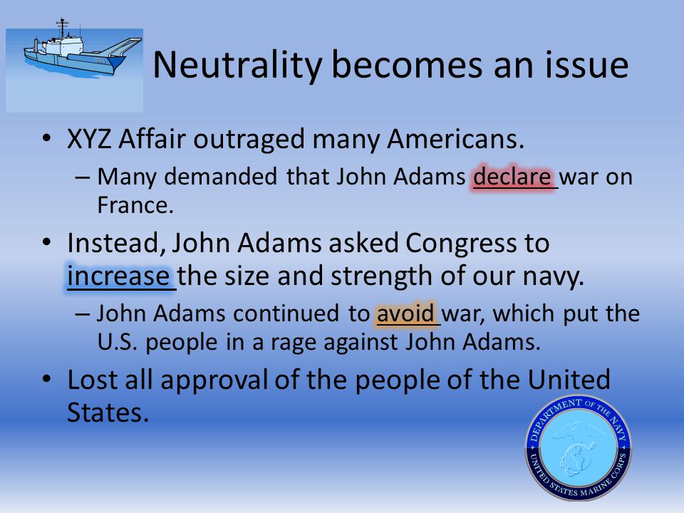 Neutrality becomes an issue