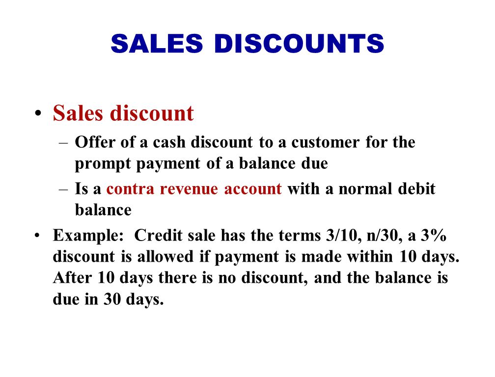 RECORDING SALES RETURNS AND ALLOWANCES The seller’s entry to record a credit memorandum involves a debit to the Sales Returns and Allowances account and a credit to Accounts Receivable.