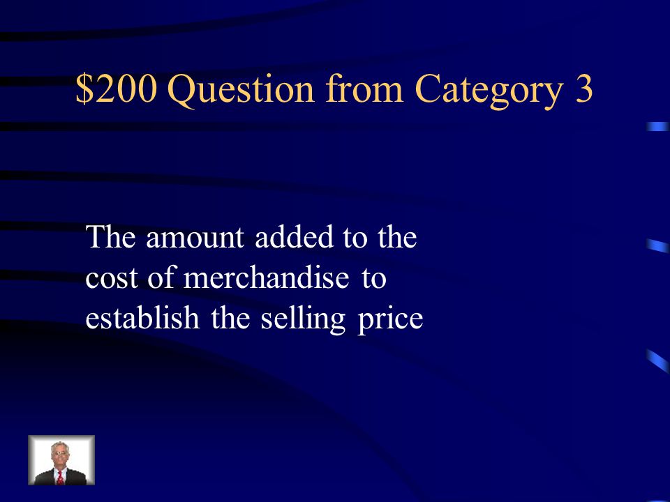 $100 Answer from Category 3 Cash Short