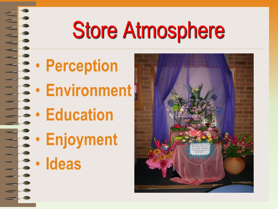 Store Atmosphere Perception Environment Education Enjoyment Ideas