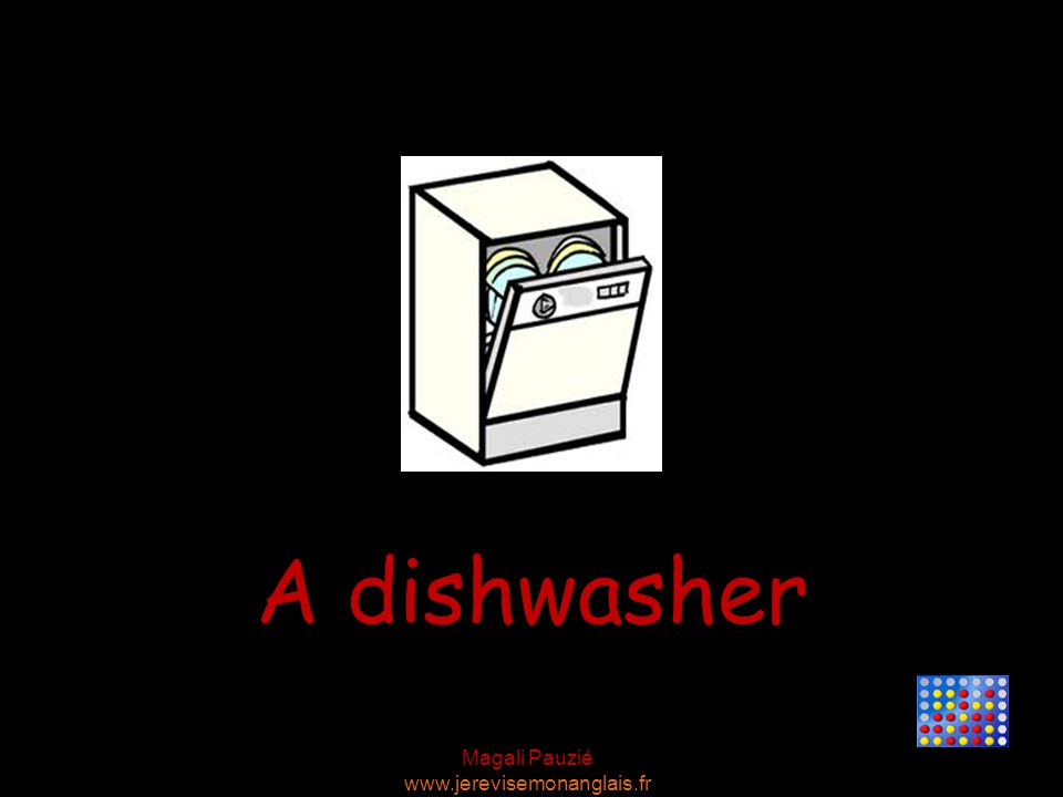 Magali Pauzié   A dishwasher